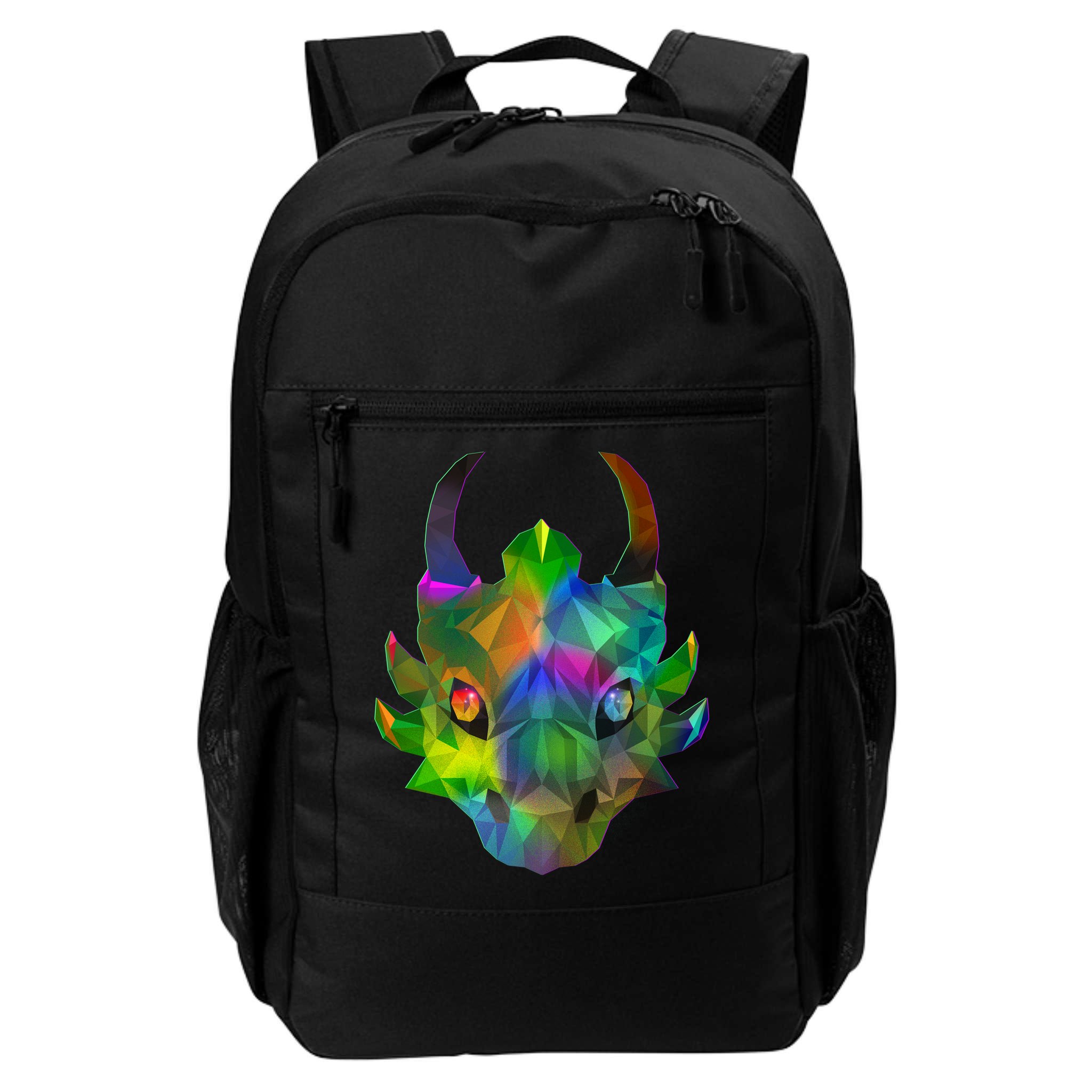 Low Poly Dragon Face Backpack