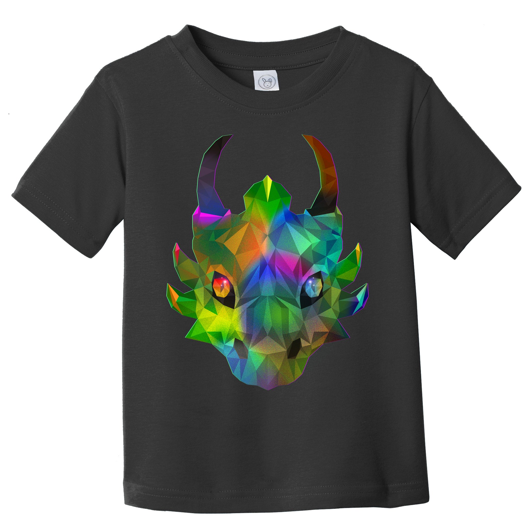Low Poly Dragon Face Toddler T-Shirt