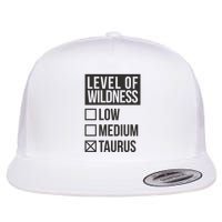 Level Of Wildness Taurus Flat Bill Trucker Hat