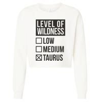 Level Of Wildness Taurus Cropped Pullover Crew