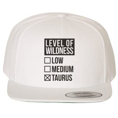 Level Of Wildness Taurus Wool Snapback Cap