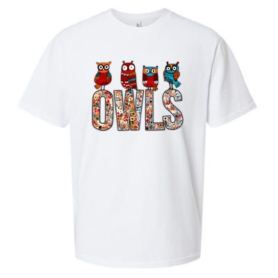 Love Owls Wo Owl Lovers Sueded Cloud Jersey T-Shirt