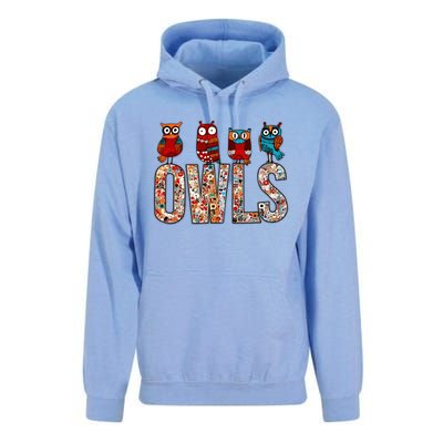 Love Owls Wo Owl Lovers Unisex Surf Hoodie