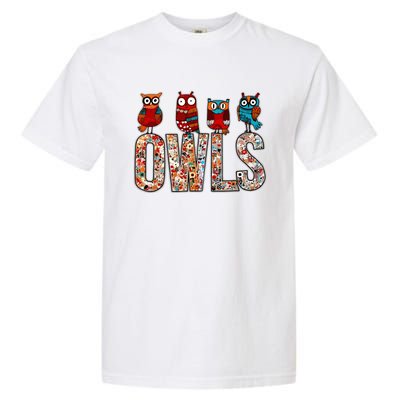 Love Owls Wo Owl Lovers Garment-Dyed Heavyweight T-Shirt