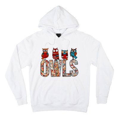 Love Owls Wo Owl Lovers Hoodie