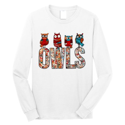 Love Owls Wo Owl Lovers Long Sleeve Shirt