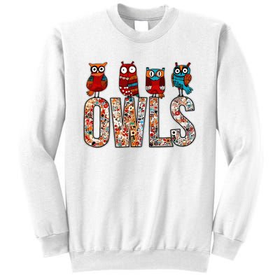 Love Owls Wo Owl Lovers Sweatshirt