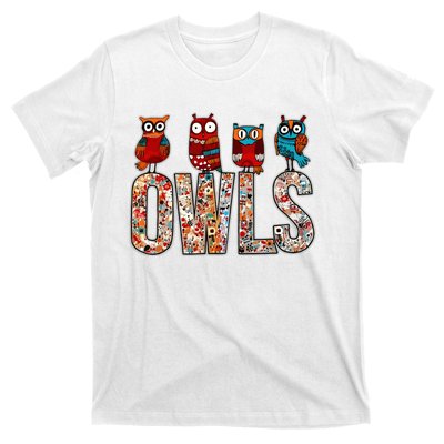 Love Owls Wo Owl Lovers T-Shirt