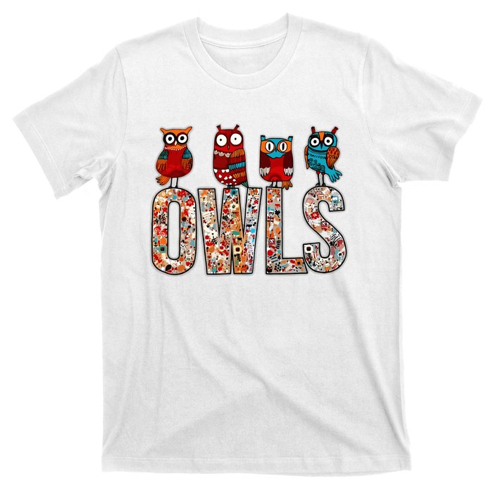 Love Owls Wo Owl Lovers T-Shirt