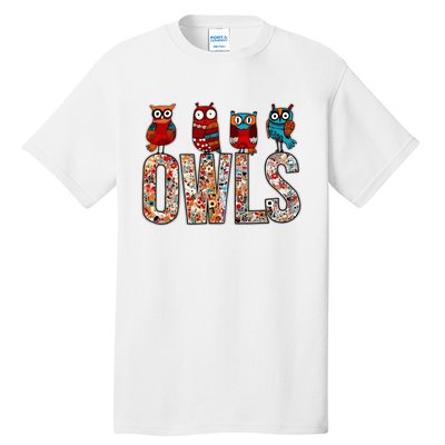 Love Owls Wo Owl Lovers Tall T-Shirt