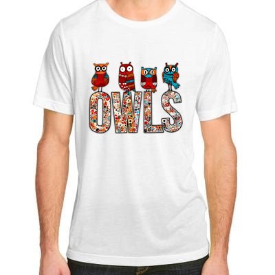 Love Owls Wo Owl Lovers Adult ChromaSoft Performance T-Shirt