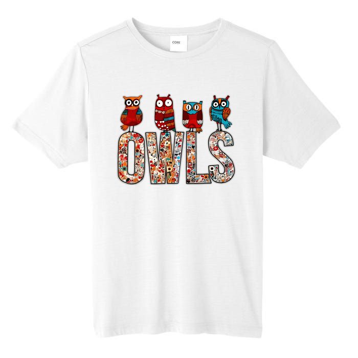 Love Owls Wo Owl Lovers Tall Fusion ChromaSoft Performance T-Shirt