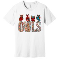 Love Owls Wo Owl Lovers Premium T-Shirt