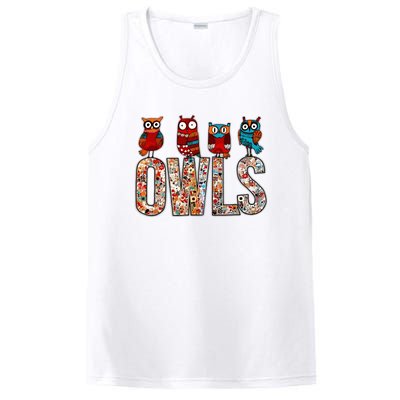 Love Owls Wo Owl Lovers PosiCharge Competitor Tank