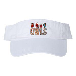 Love Owls Wo Owl Lovers Valucap Bio-Washed Visor