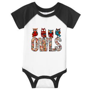 Love Owls Wo Owl Lovers Infant Baby Jersey Bodysuit