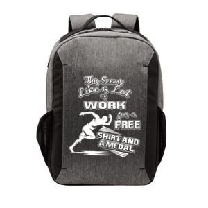 Lot Of Work For A Cute Gift Medal Funny Marathon Gift Vector Backpack