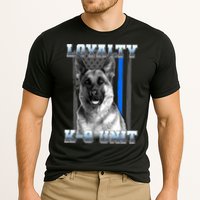 Loyalty K-9 Unit German Shepard Thin Blue Line Flag Cooling Performance Crew T-Shirt
