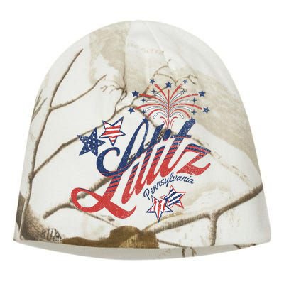 Lititz Pennsylvania 4th Of July Kati - Camo Knit Beanie