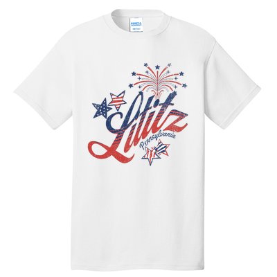 Lititz Pennsylvania 4th Of July Tall T-Shirt