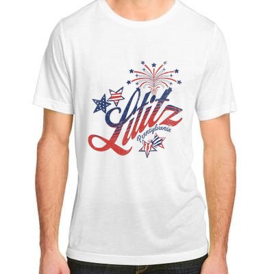 Lititz Pennsylvania 4th Of July Adult ChromaSoft Performance T-Shirt