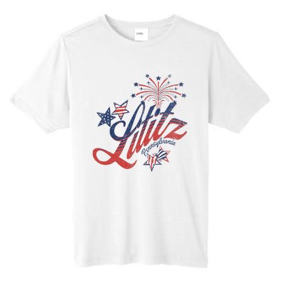 Lititz Pennsylvania 4th Of July Tall Fusion ChromaSoft Performance T-Shirt