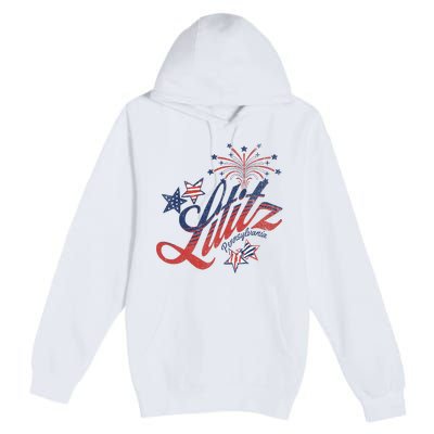 Lititz Pennsylvania 4th Of July Premium Pullover Hoodie