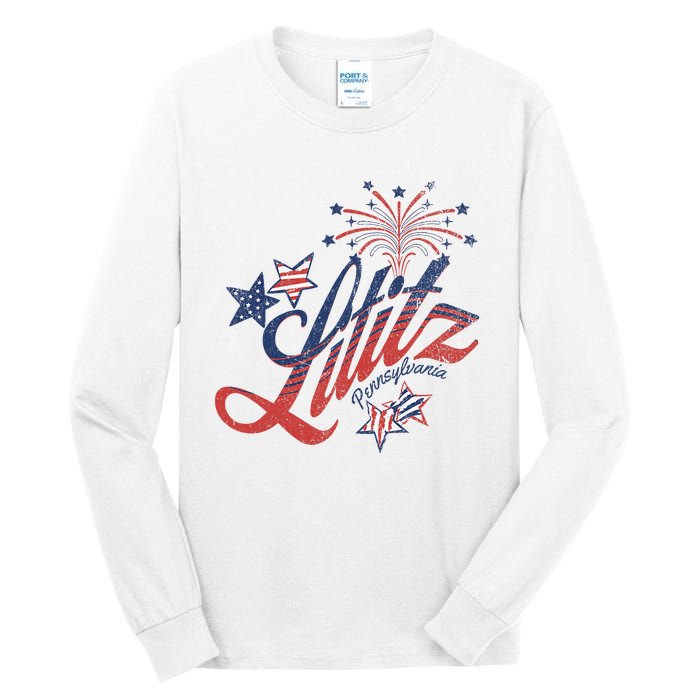 Lititz Pennsylvania 4th Of July Tall Long Sleeve T-Shirt