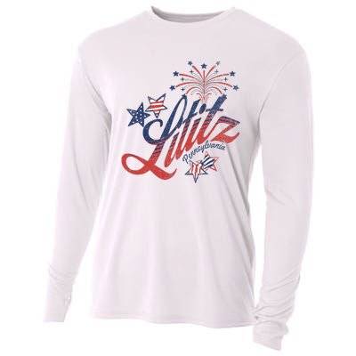 Lititz Pennsylvania 4th Of July Cooling Performance Long Sleeve Crew