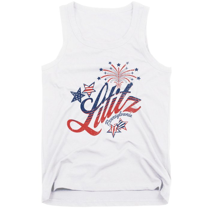 Lititz Pennsylvania 4th Of July Tank Top