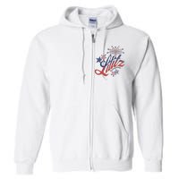 Lititz Pennsylvania 4th Of July Full Zip Hoodie