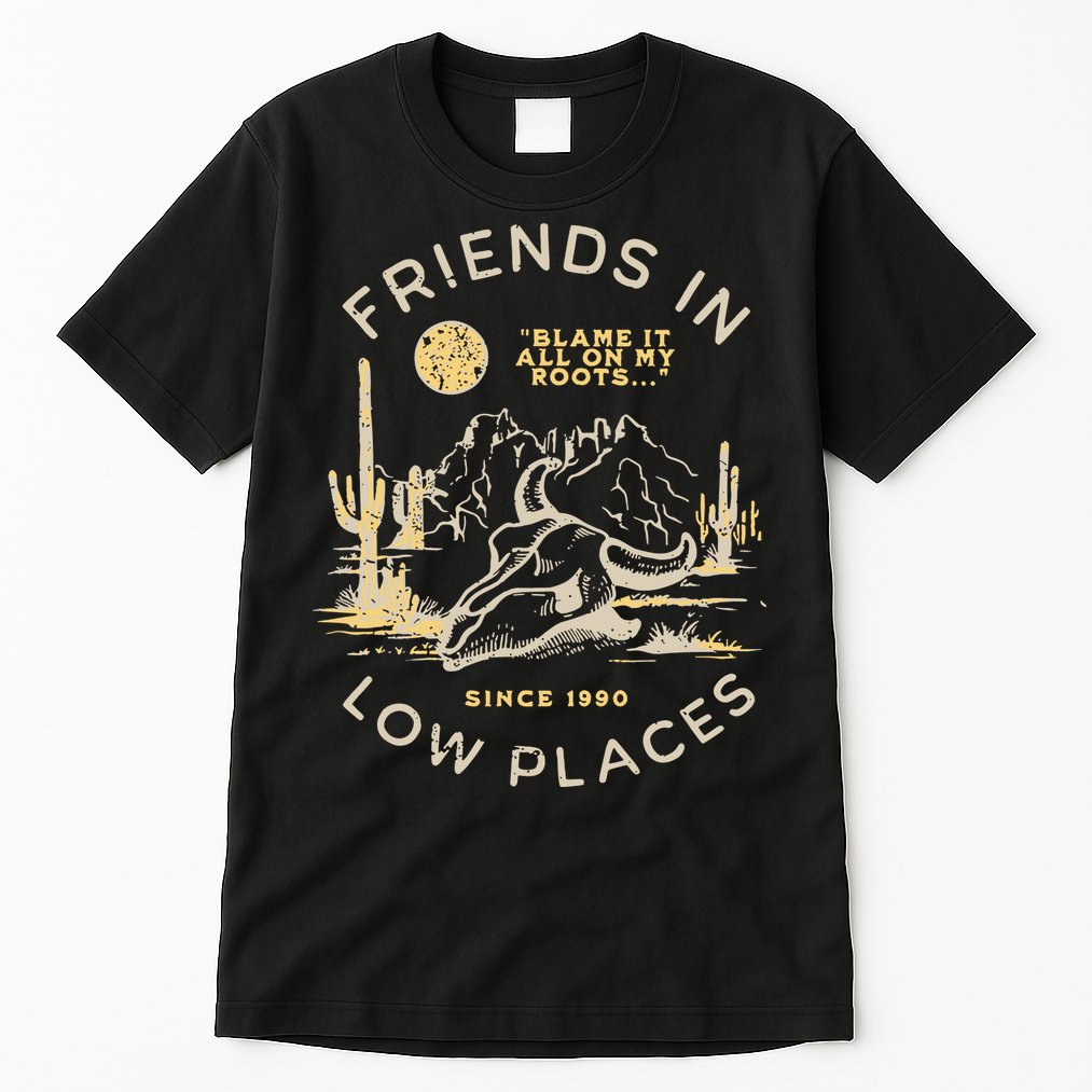 Low Places 90s Country Tall T-Shirt