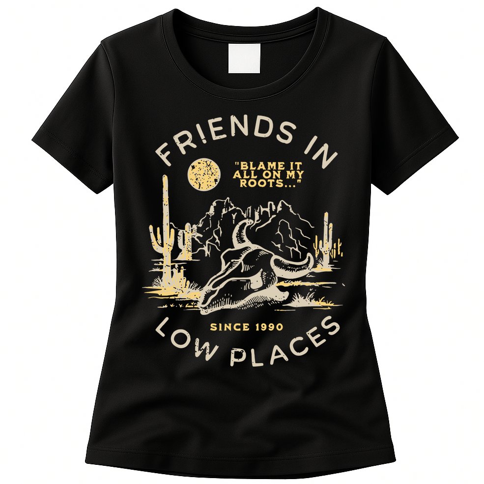 Low Places 90s Country Womens T-Shirt