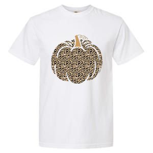 Leopard Pumpkin Art Halloween Party Autumn Holiday Seasonal Garment-Dyed Heavyweight T-Shirt