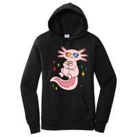 LGBTQ Pride Axolotl Rainbow Flag Women's Pullover Hoodie