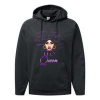 Leo Purple Afro Queen Black Zodiac Birthday Performance Fleece Hoodie