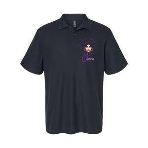 Leo Purple Afro Queen Black Zodiac Birthday Softstyle Adult Sport Polo