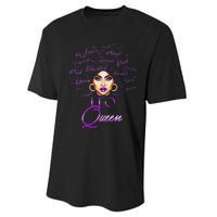 Leo Purple Afro Queen Black Zodiac Birthday Performance Sprint T-Shirt