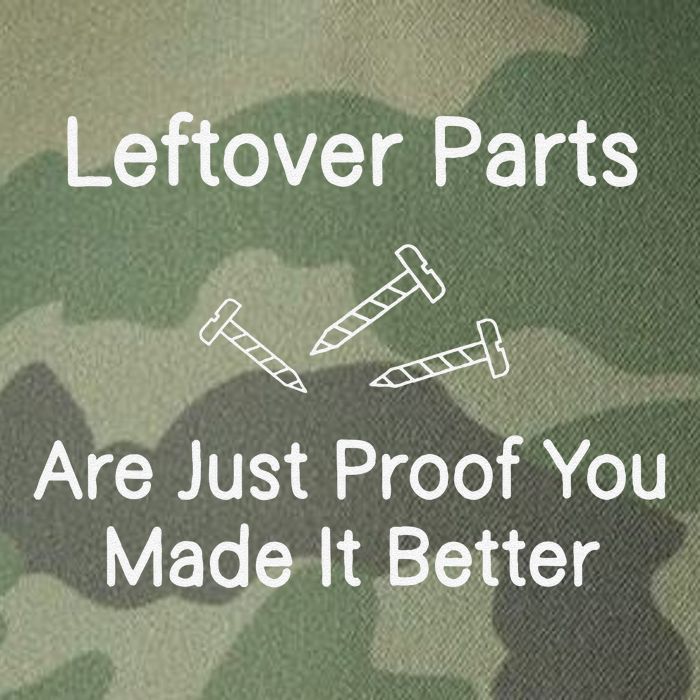 Leftover Parts Are Just Proof You Make It Better Funny Legacy Tie Dye Trucker Hat