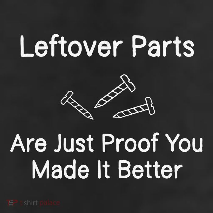 Leftover Parts Are Just Proof You Make It Better Funny Adult Drive Performance Visor