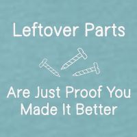 Leftover Parts Are Just Proof You Make It Better Funny Sueded Cloud Jersey T-Shirt
