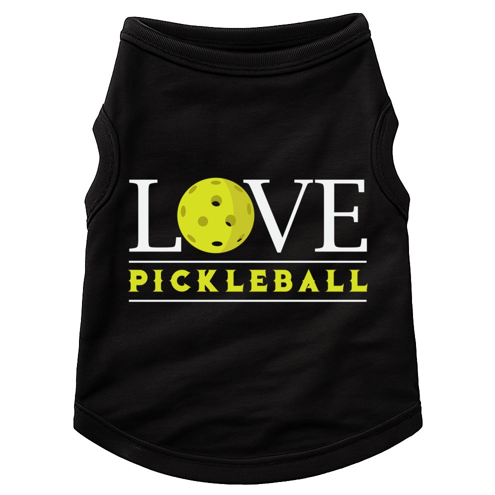 Love Pickleball Apparel Pickleball Player Funny Gift Doggie Tank