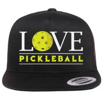 Love Pickleball Apparel Pickleball Player Funny Gift Flatbill Hat