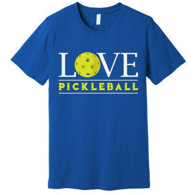 Love Pickleball Apparel Pickleball Player Funny Gift Premium T-Shirt