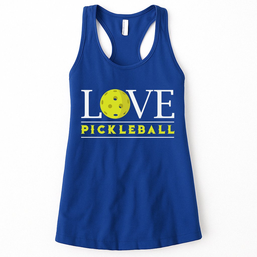 Love Pickleball Apparel Pickleball Player Funny Gift Womens Tank Top