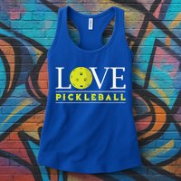 Love Pickleball Apparel Pickleball Player Funny Gift Womens Tank Top