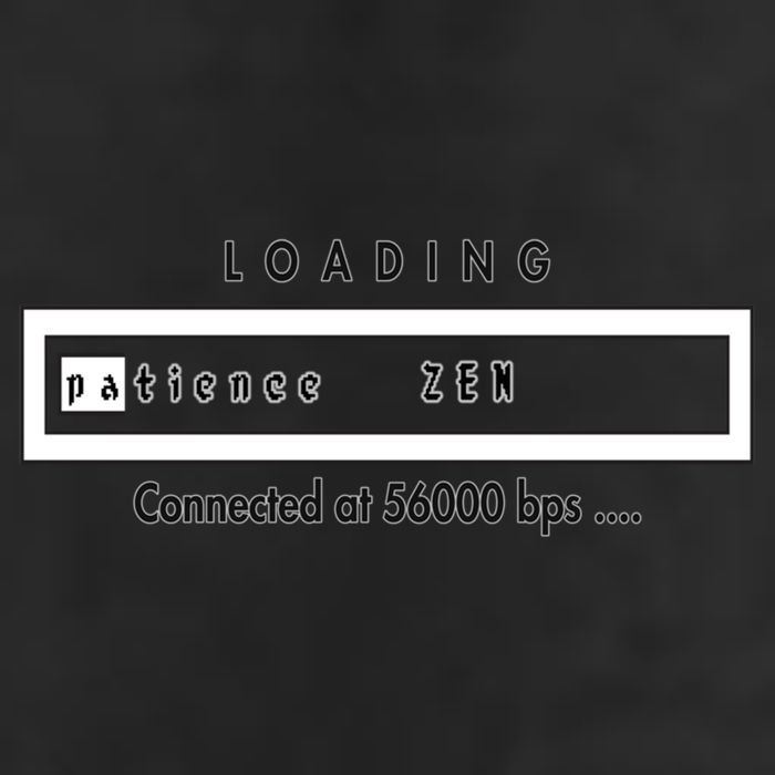 Loading Patience And Zen At 56k Meaningful Gift 7 Panel Mesh Trucker Snapback Hat