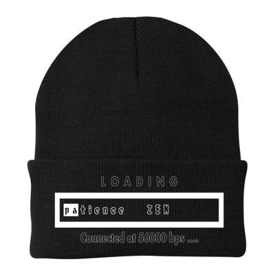 Loading Patience And Zen At 56k Meaningful Gift Beanie