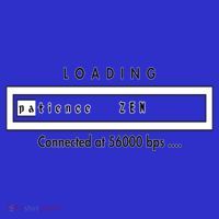 Loading Patience And Zen At 56k Meaningful Gift Tall T-Shirt