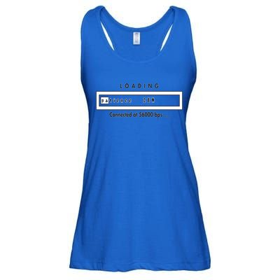 Loading Patience And Zen At 56k Meaningful Gift Ladies Essential Flowy Tank